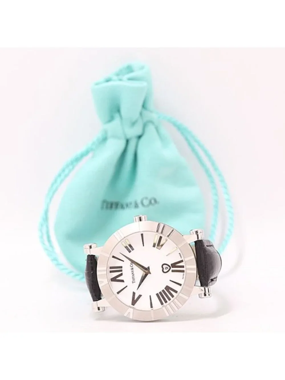 Tiffany & Co Atlas Heart Date Quartz White Dial Watches Mtm Watch